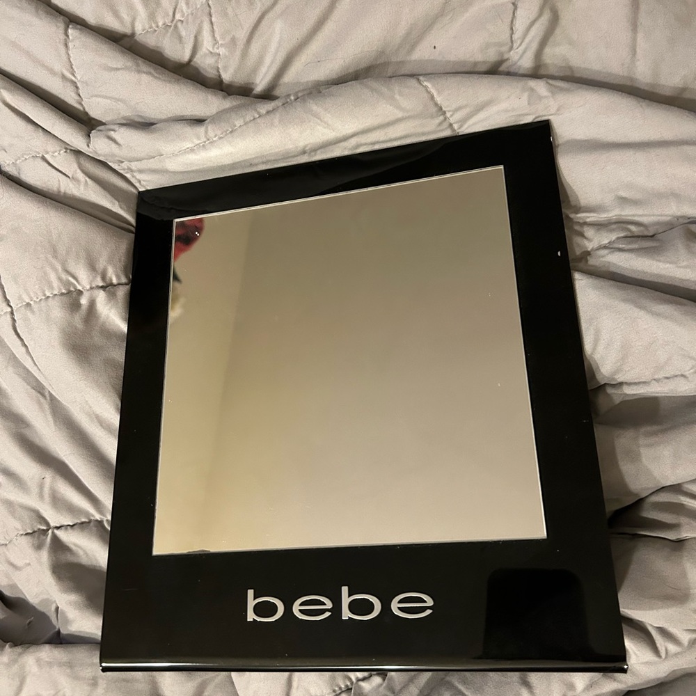 Bebe Black Retail Display 14” Mirror with Logo